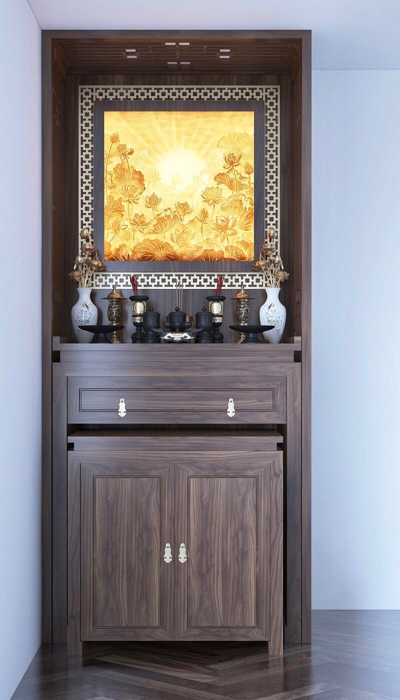 Phòng Thờ Đẹp Phong Cách Hiện Đại