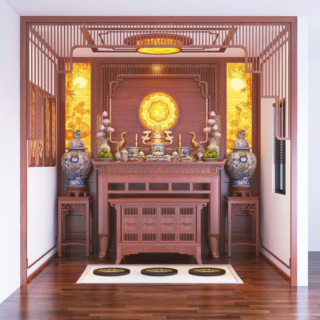 Phòng Thờ Đẹp Phong Cách Hiện Đại